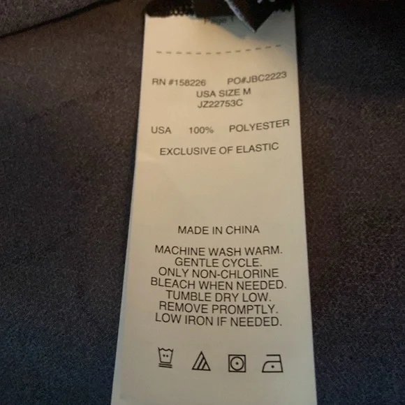 Jantzen 3/4 Sleeve Woven Maxi Duster Cover Up Black Floral Size M - Picture 12 of 15